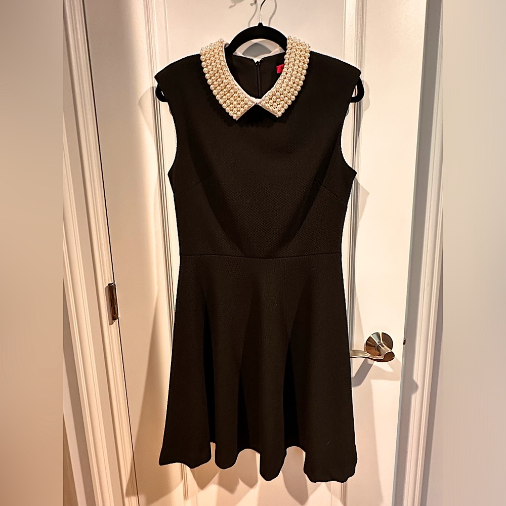 Betsy Johnson Dress with Pearl Collar
